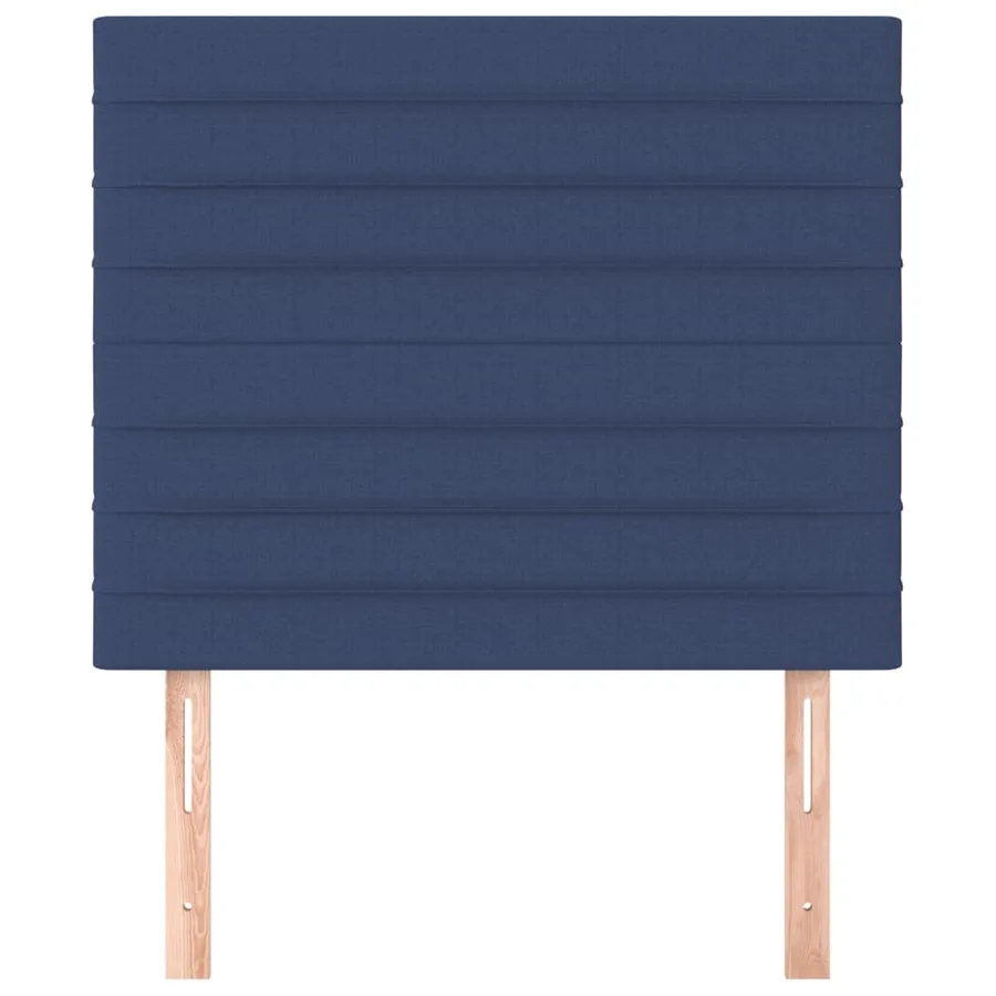 Tête de lit Bleu 100x5x118/128 cm Tissu - 3