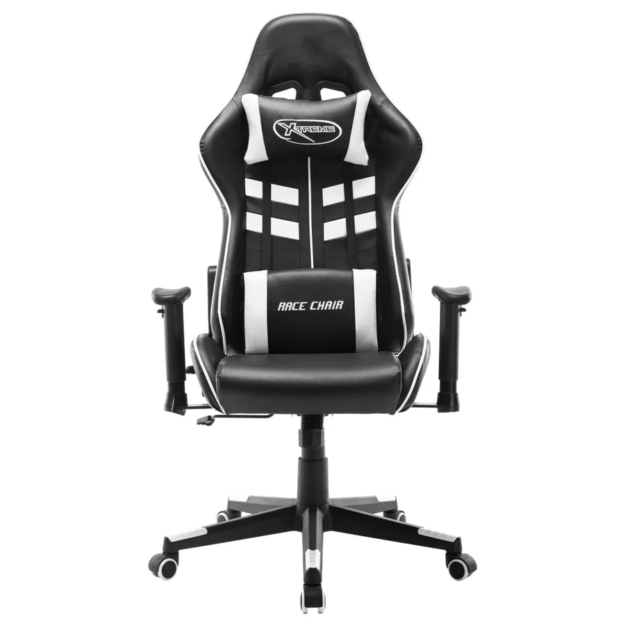 Chaise de jeu Noir et blanc Cuir artificiel - 2