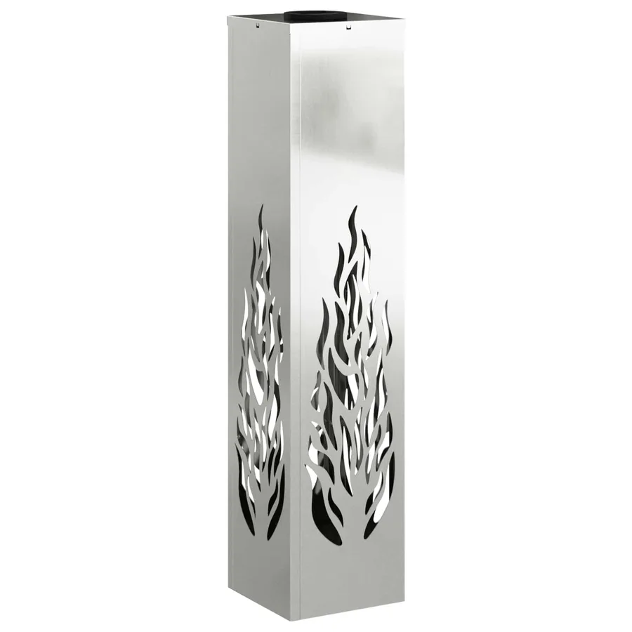 Lumière de chemin LED solaire 2 pcs Blanc chaud 18 x 18 x 80 cm - 4
