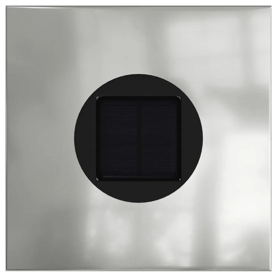 Lumière de chemin LED solaire 2 pcs Blanc chaud 18 x 18 x 80 cm - 7