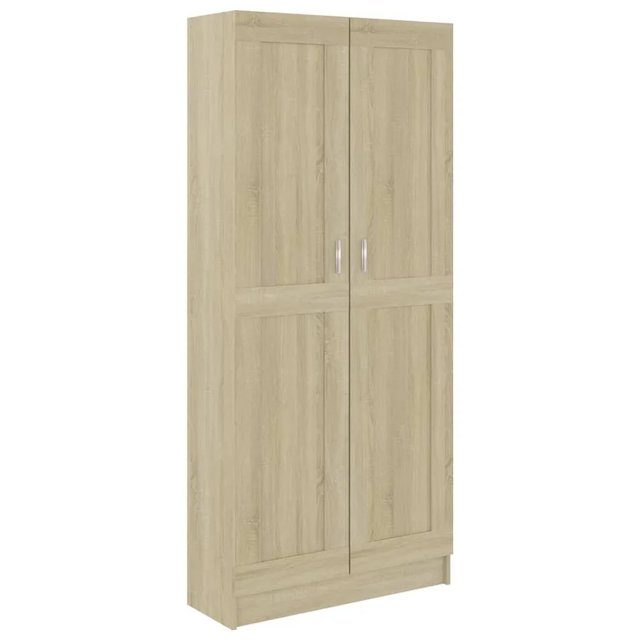 Bibliothèque Chêne sonoma 82,5x30,5x185,5 cm Bois d'ingénierie - 2