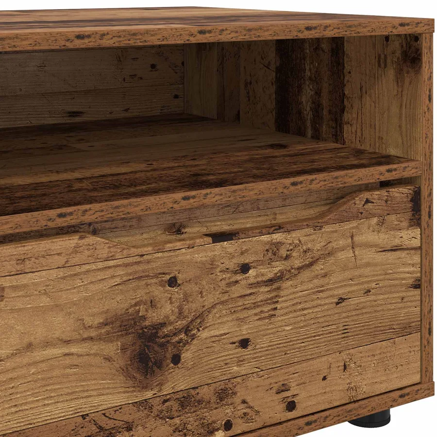 Meuble TV Bois Ancien 100 x 48 x 43 cm Bois d'ingénierie - 8