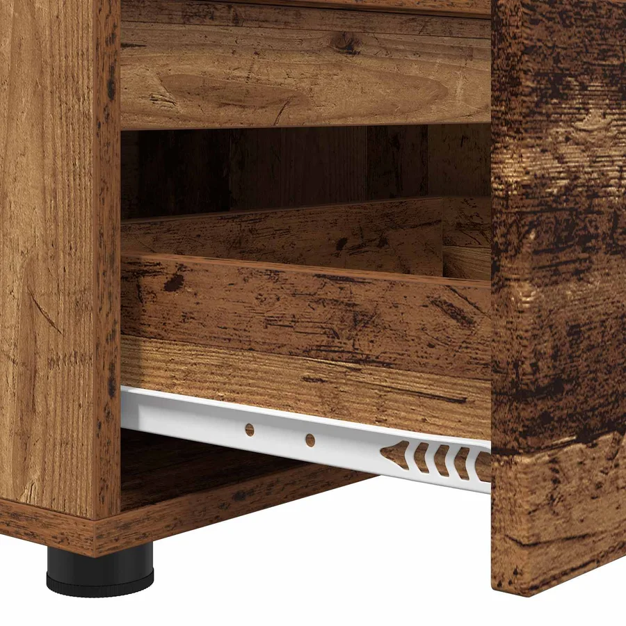 Meuble TV Bois Ancien 100 x 48 x 43 cm Bois d'ingénierie - 9