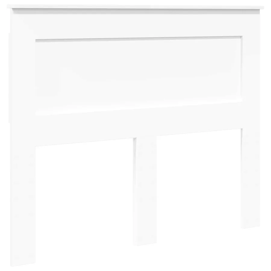 Tête de lit avec tête de lit Blanc 120 cm Bois d'ingénierie - 2