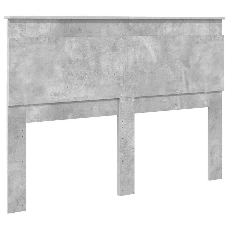 Tête de lit Gris béton 140 cm Bois d'ingénierie - 6