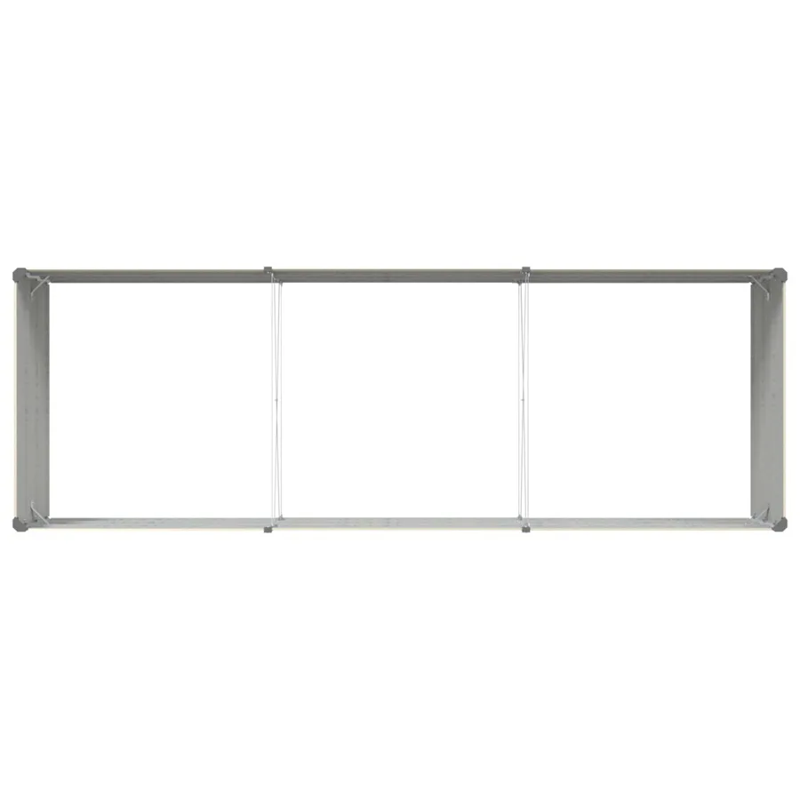 Jardinière Ivoire 290 x 100 x 45 cm Acier galvanisé - 7