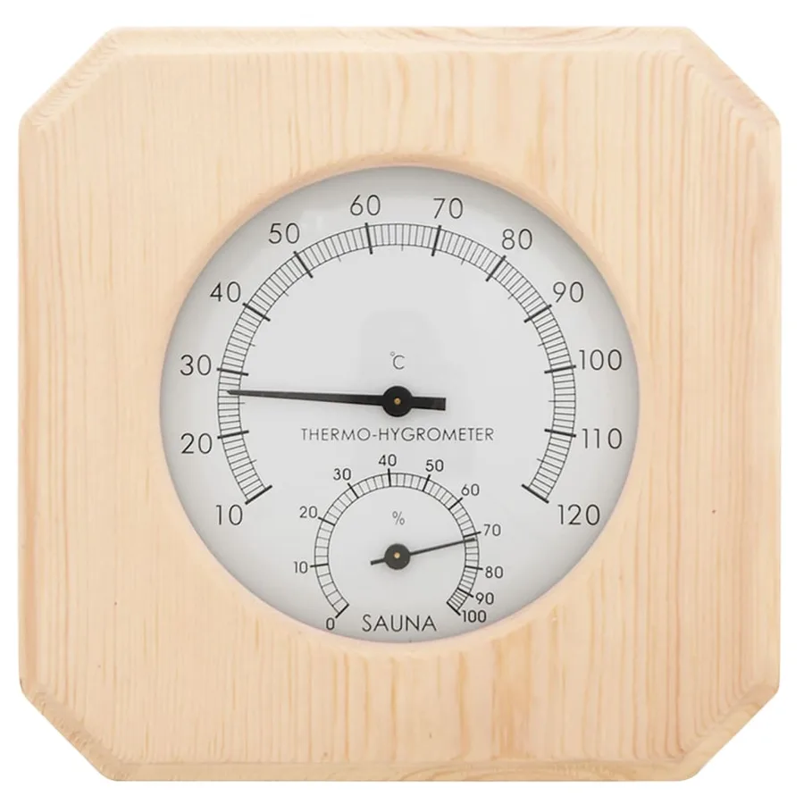 Ensemble 2 en 1 hydrothermographe et minuterie à sable de sauna - 3