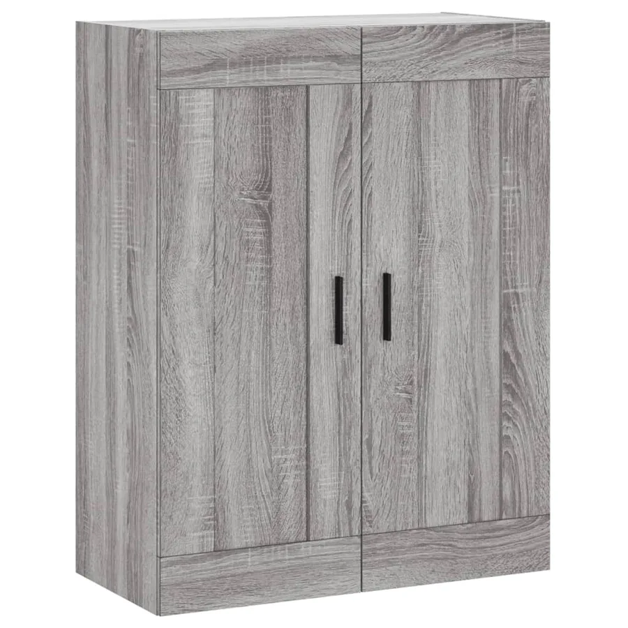 Buffet haut Sonoma gris 69,5x34x180 cm Bois d'ingénierie - 5