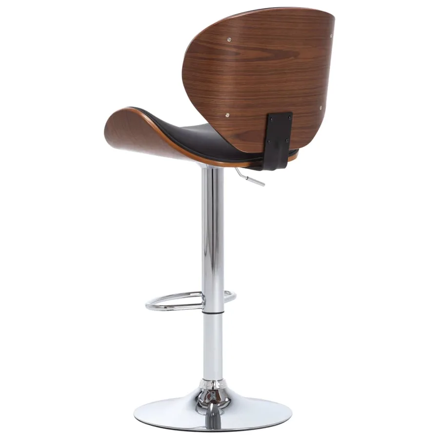 Tabouret de bar Noir Similicuir - 3