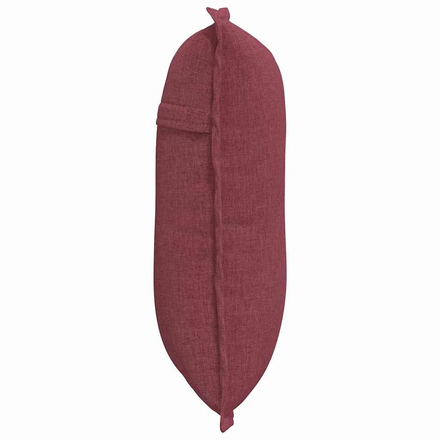 Coussin de Dos Bordeaux 50 x 19 x 45 cm tissu - 6