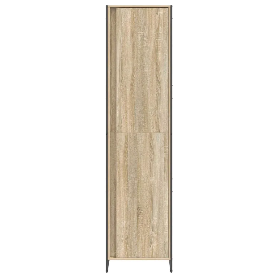 Garde-robe avec porte Sonoma 50 x 50 x 200 cm Bois d'ingénierie - 5