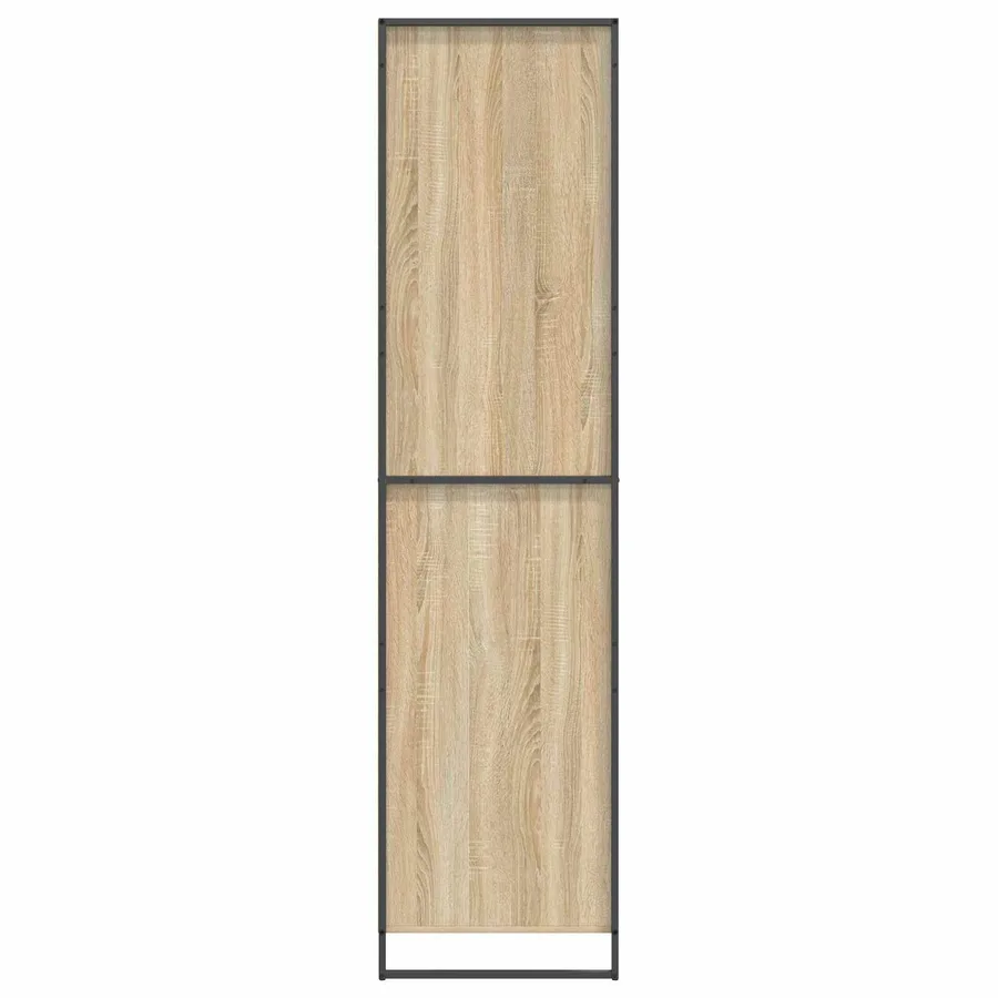 Garde-robe avec porte Sonoma 50 x 50 x 200 cm Bois d'ingénierie - 6