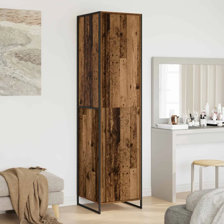 Garde-robe Bois Ancien 50 x 50 x 200 cm Bois d'ingénierie