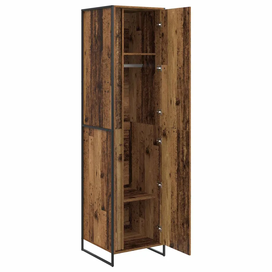 Garde-robe Bois Ancien 50 x 50 x 200 cm Bois d'ingénierie - 4