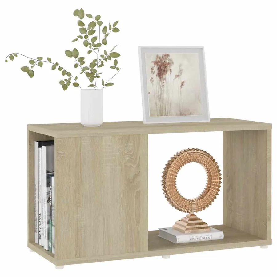 Meuble TV Chêne sonoma 60x24x32 cm Bois d'ingénierie - 3