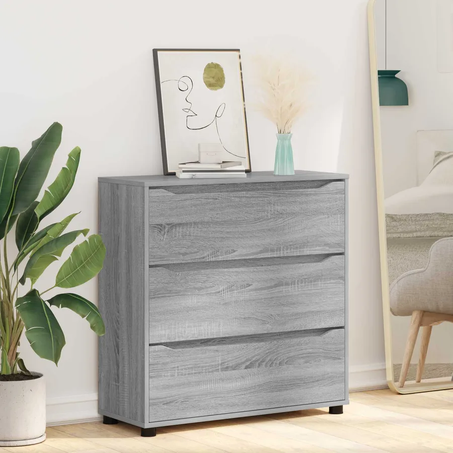 Armoire de rangement Gris Sonoma 80 x 31 x 81 cm - 6