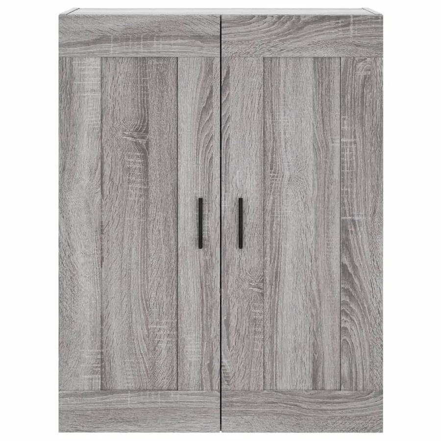 Buffet haut Sonoma gris 69,5x34x180 cm Bois d'ingénierie - 6