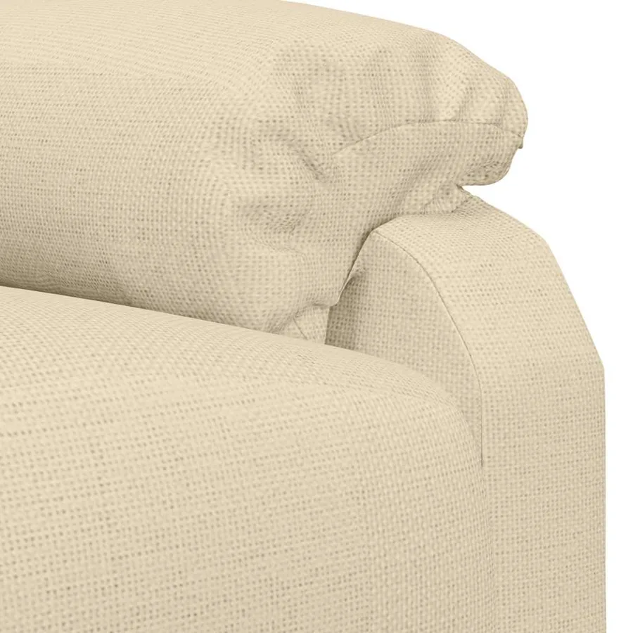 Fauteuil de massage Crème Tissu - 8