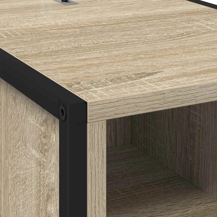 Table de chevet avec tiroir 2 pcs Sonoma 39,5 x 30 x 50 cm - 8
