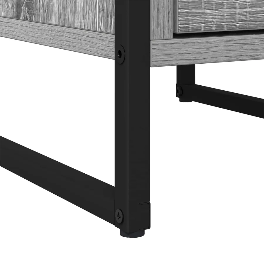 Table de chevet Gris Sonoma 39,5 x 30 x 50 cm Bois d'ingénierie - 10