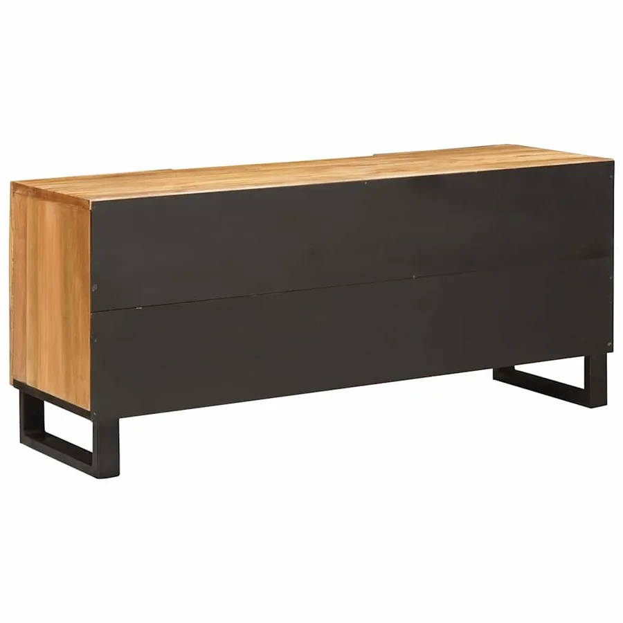 Meuble TV Marron 105 x 33 x 46 cm Bois de mangue massif - 5