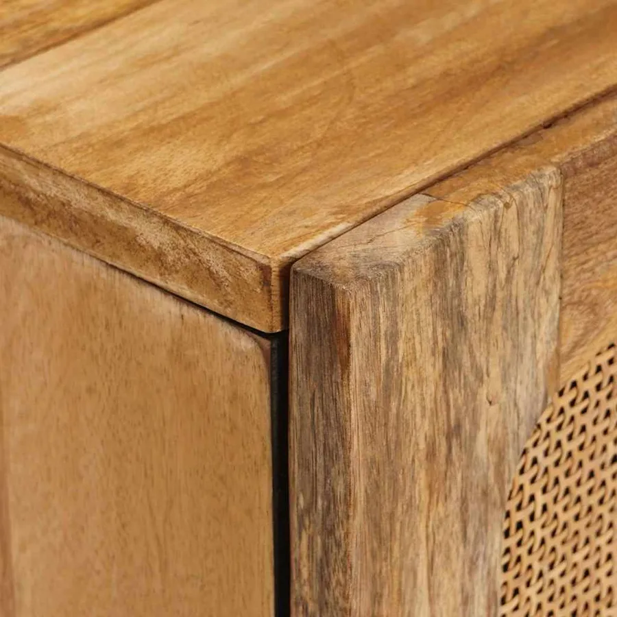 Meuble TV Marron 105 x 33 x 46 cm Bois de mangue massif - 6