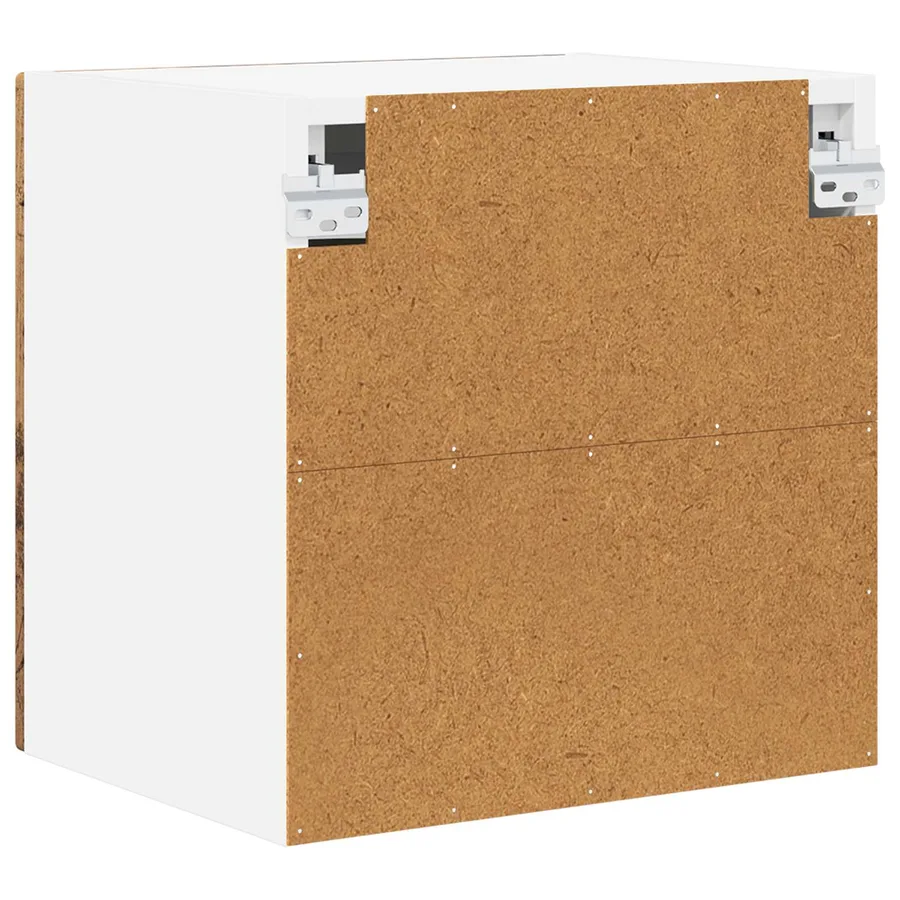 Cabinet en verre mural PORTO 2 pcs Bois ancien 40 x 31 x 40 cm - 9