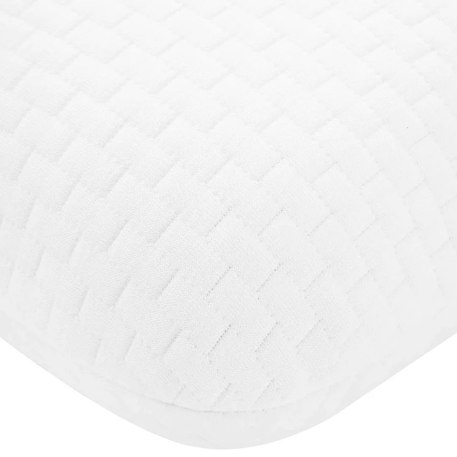 Coussin de sommeil Uni Blanc 60 x 40 x 13 cm - 7