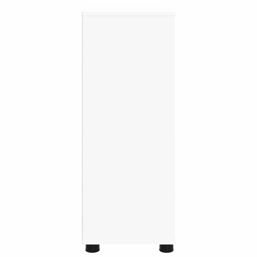 Armoire de rangement Blanc 80 x 31 x 81 cm Bois d'ingénierie - 9