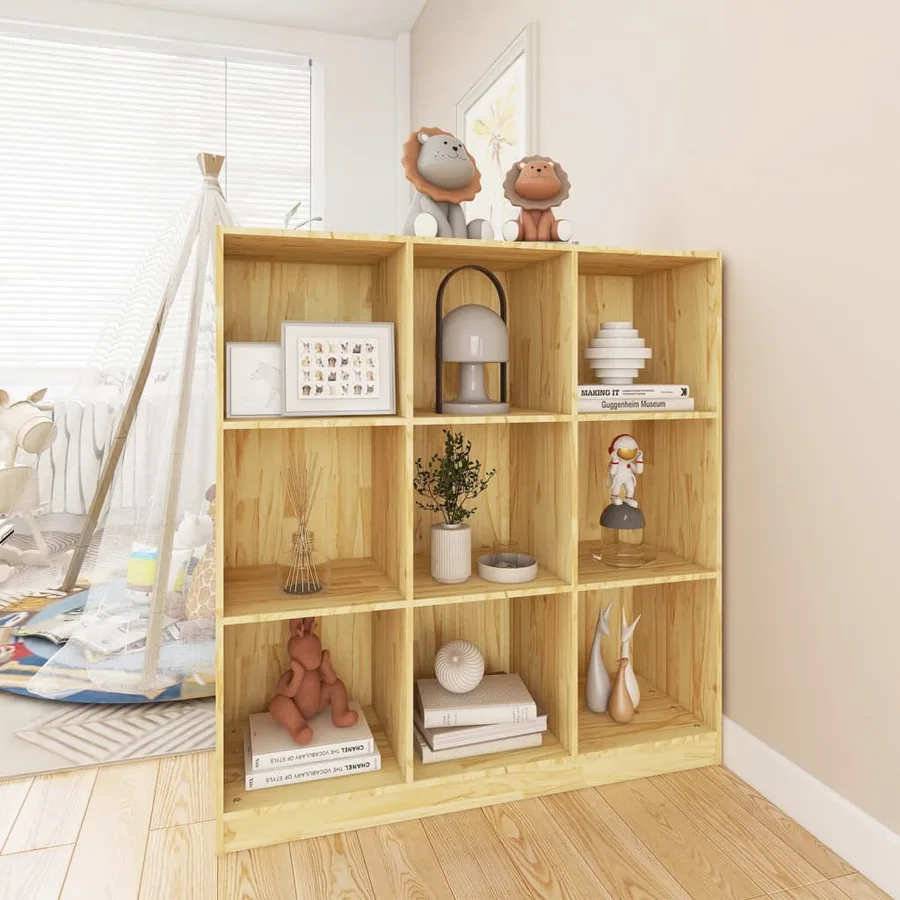 Bibliothèque/Séparateur de pièce 104x33,5x110 cm pin massif - 3