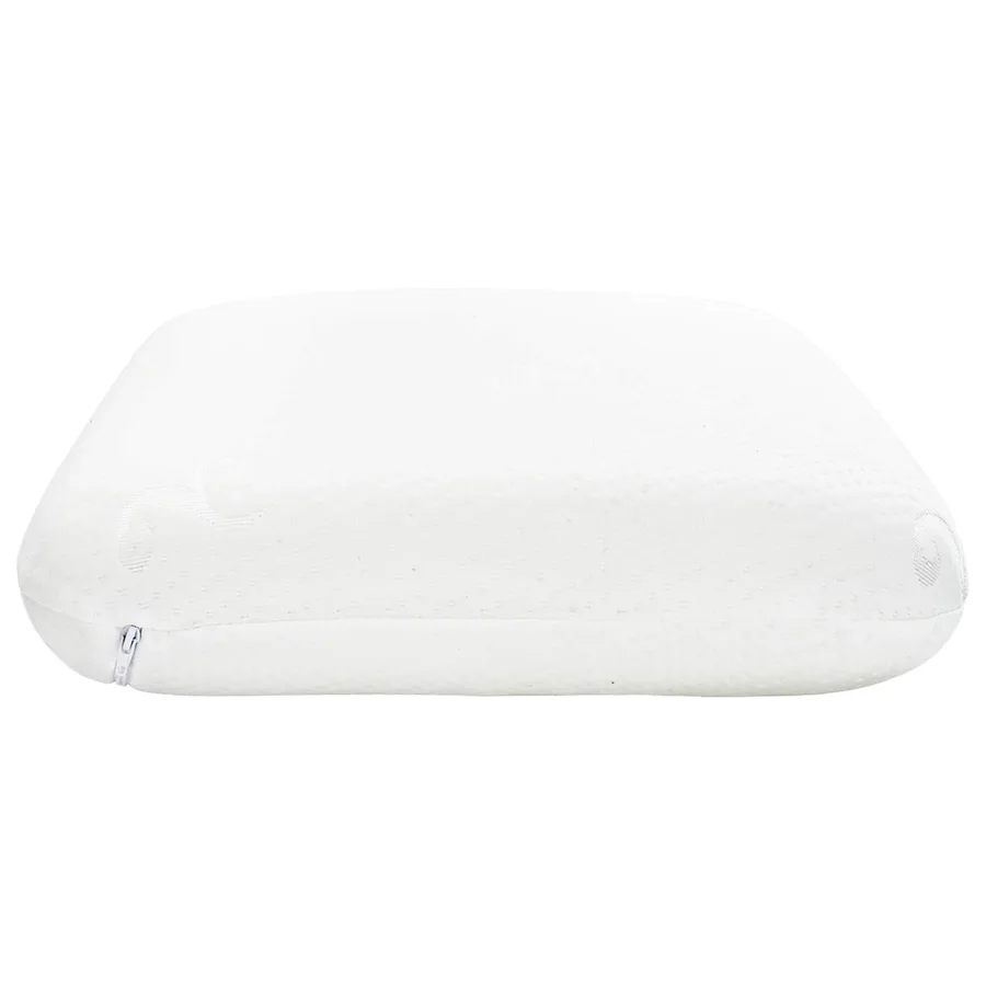 Coussin de sommeil Uni Blanc 50 x 30 x 10,5 cm - 5