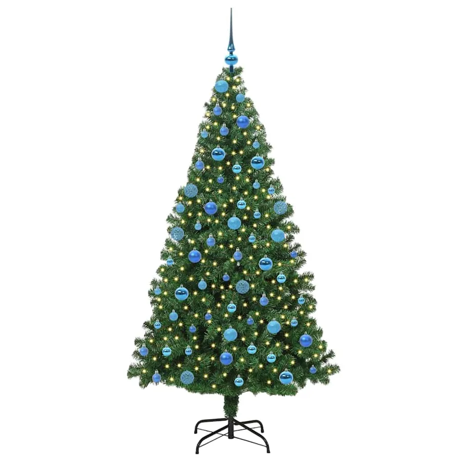 Sapin de Noël artificiel Vert 180 cm PVC, Acier et Plastique - 3
