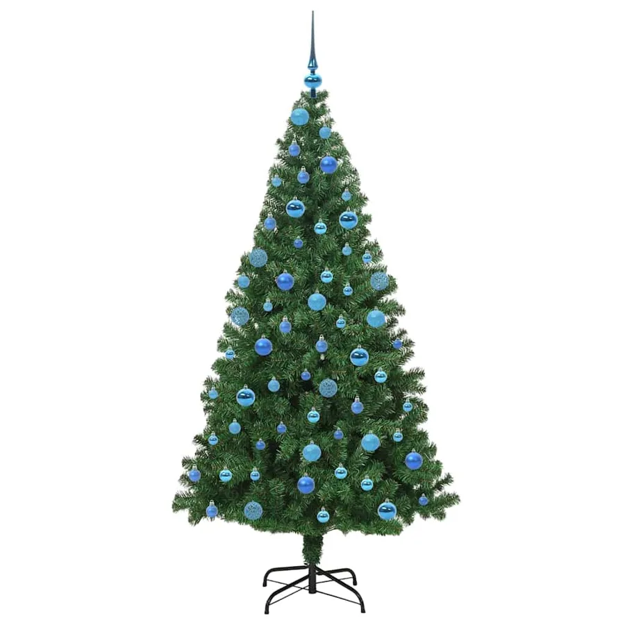 Sapin de Noël artificiel Vert 180 cm PVC, Acier et Plastique - 4