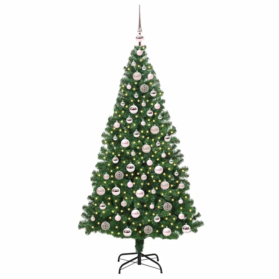 Sapin de Noël artificiel Vert 180 cm PVC, Acier et Plastique - 3