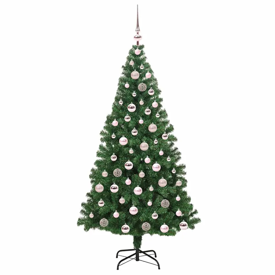 Sapin de Noël artificiel Vert 180 cm PVC, Acier et Plastique - 4