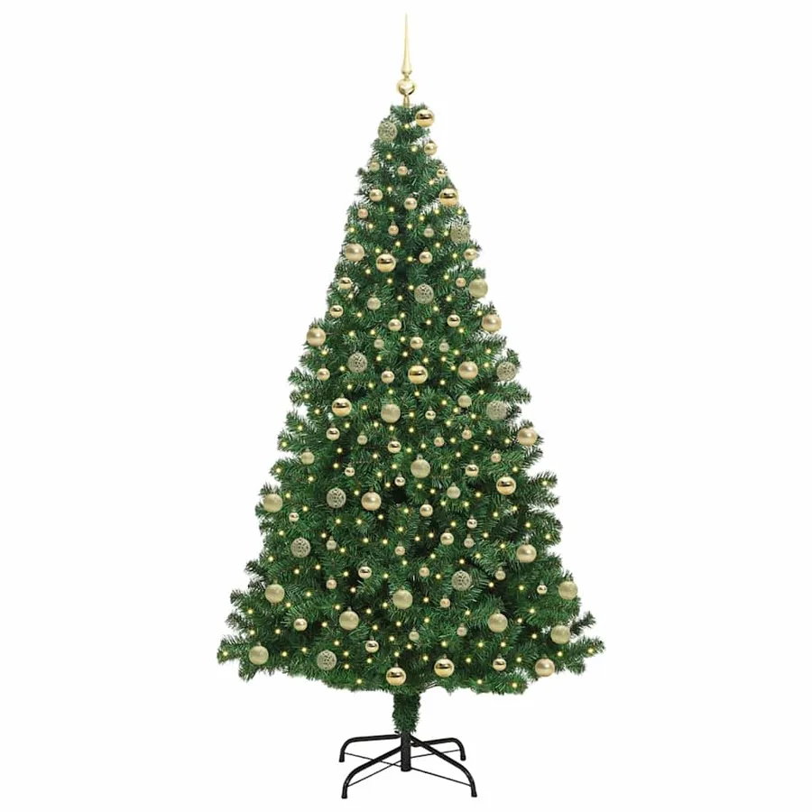 Sapin de Noël artificiel Vert 180 cm PVC, Acier et Plastique - 3