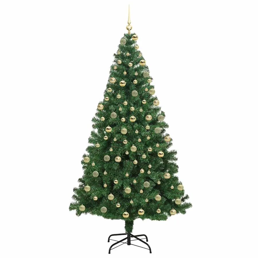 Sapin de Noël artificiel Vert 180 cm PVC, Acier et Plastique - 4
