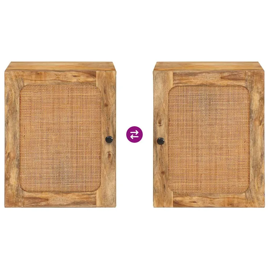 Cabinet de Salle de Bain Suspendu Marron 38 x 33 x 48 cm - 9