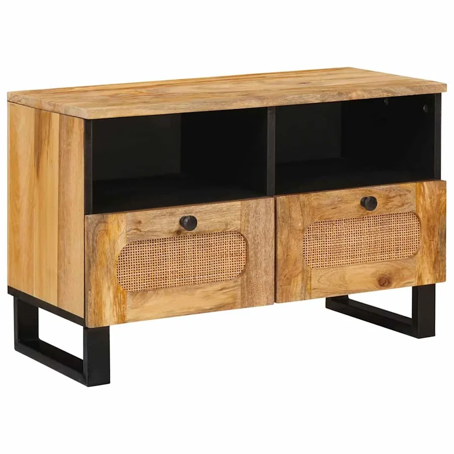 Meuble TV Marron 70 x 33 x 46 cm Bois de mangue massif