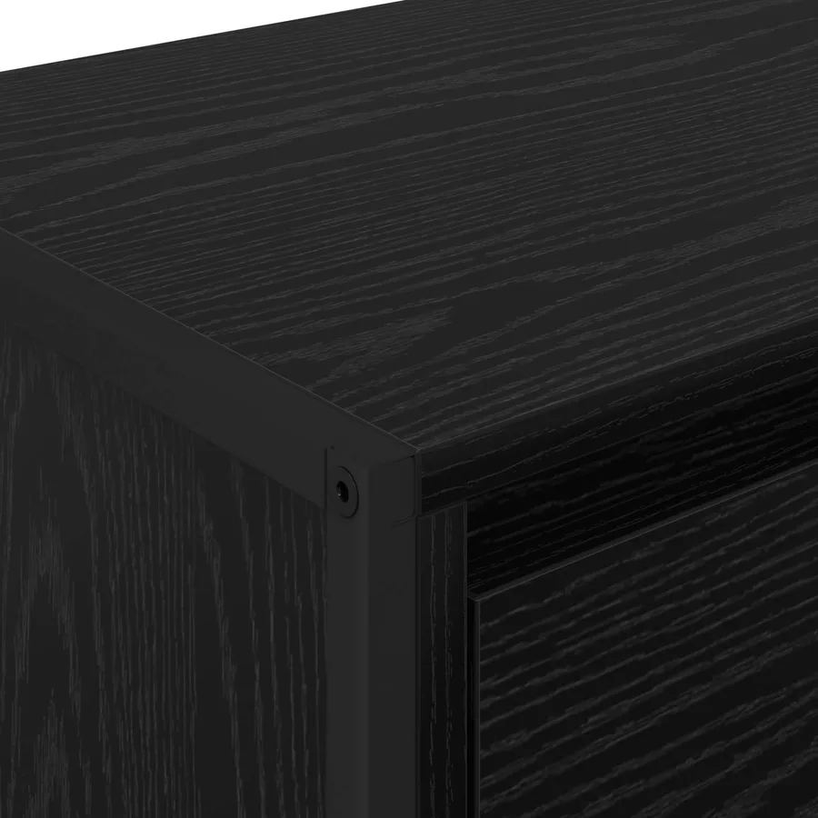 Table de chevet 2 pcs Chêne noir 39,5 x 30 x 50 cm - 10