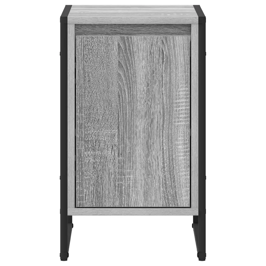 Table de chevet Gris Sonoma 39,5 x 30 x 50 cm Bois d'ingénierie - 6