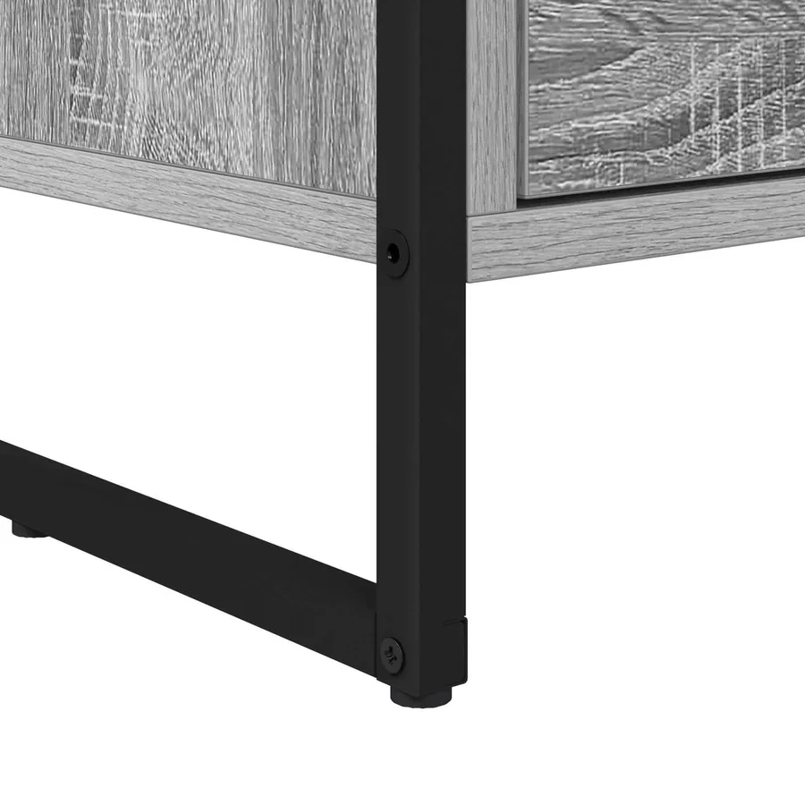 Table de chevet Gris Sonoma 39,5 x 30 x 50 cm Bois d'ingénierie - 8