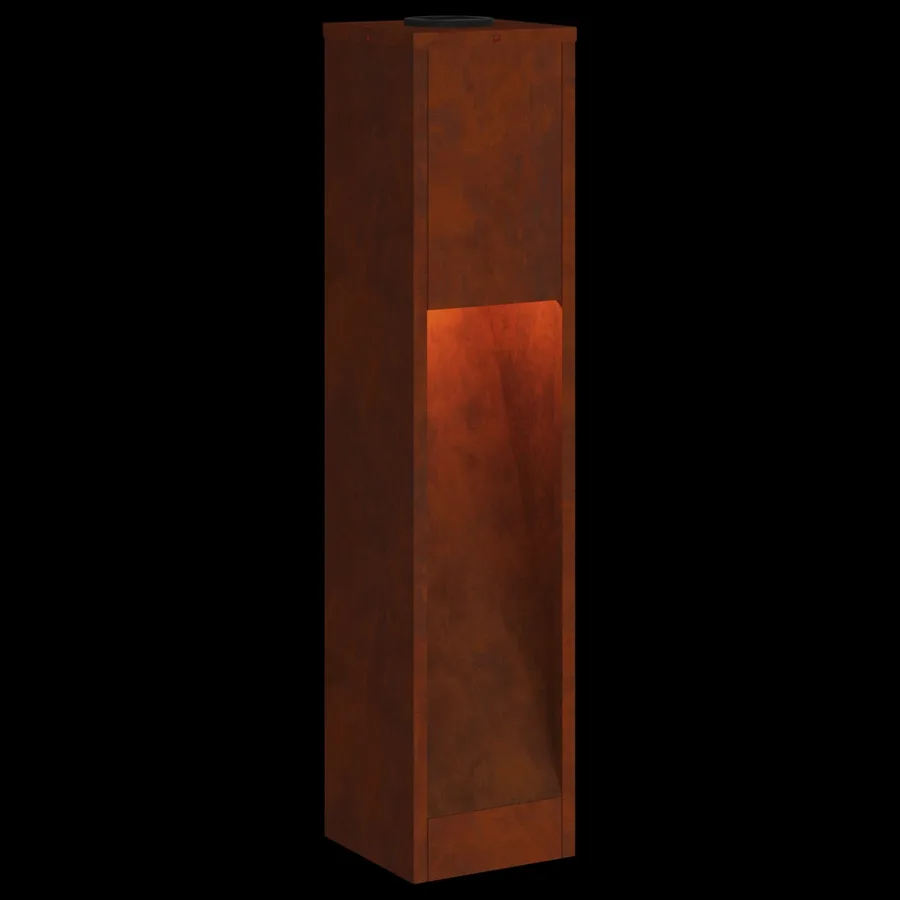 Lumière de Chemin LED Solaire 2 pcs Blanc chaud 18 x 18 x 80 cm - 15