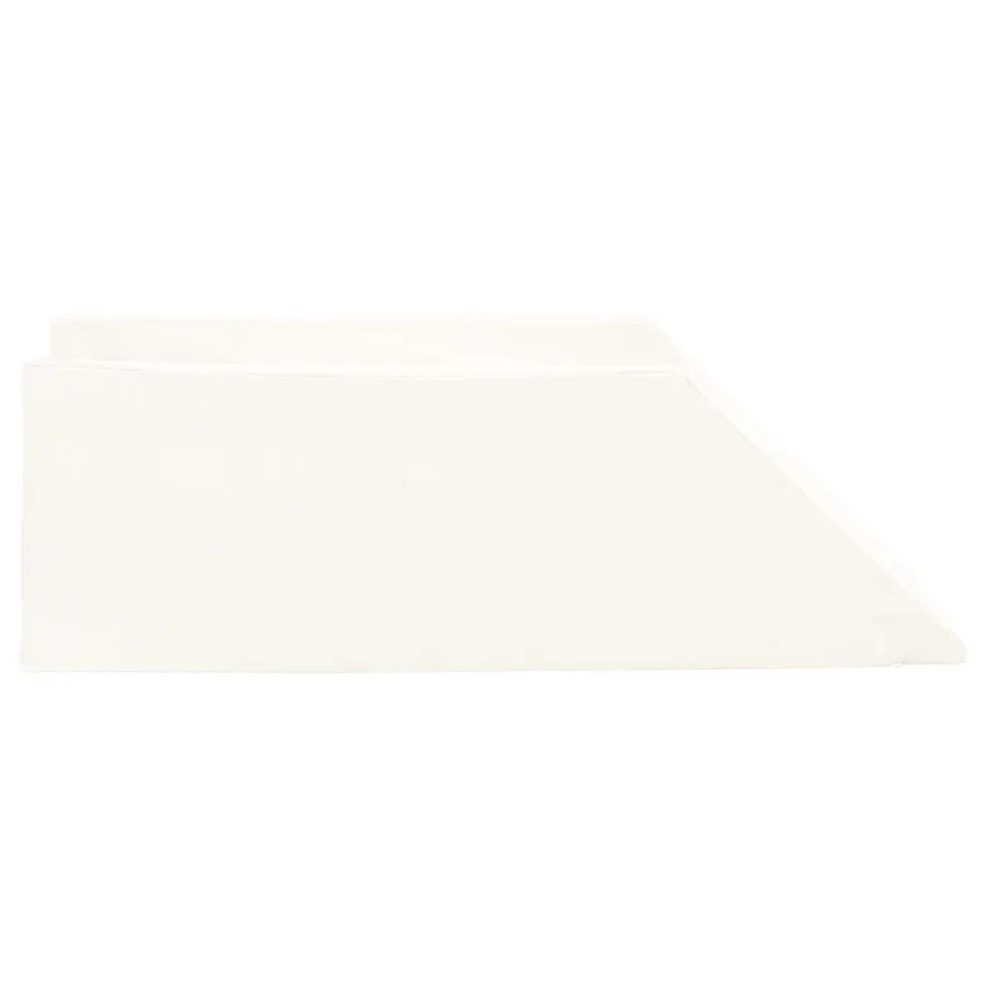 Coussin pour les jambes Uni Blanc 68 x 25 x 21,5 cm Mousse PU - 5