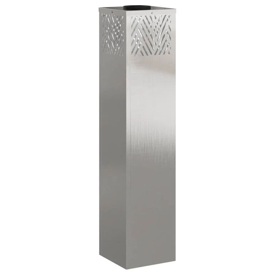 Lumière de chemin LED solaire 2 pcs Blanc chaud 18 x 18 x 80 cm - 4