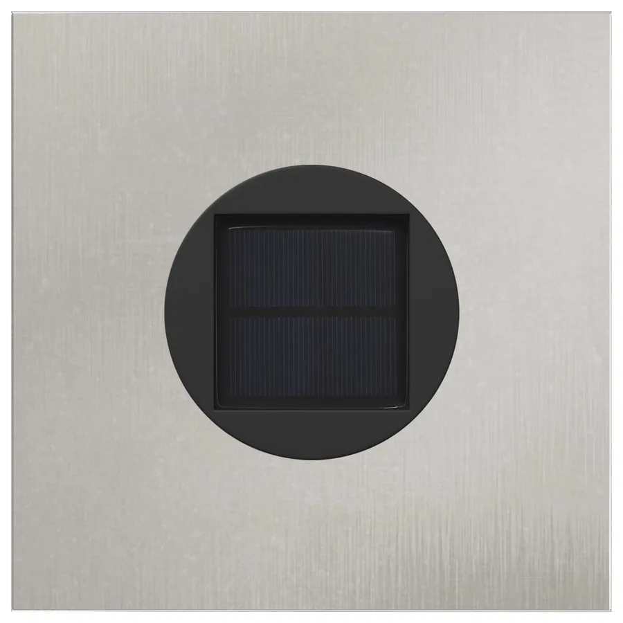 Lumière de chemin LED solaire 2 pcs Blanc chaud 18 x 18 x 80 cm - 7