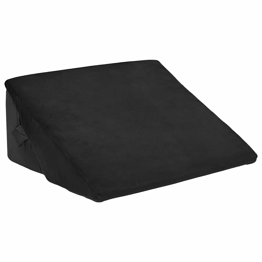 Coussin en coin Noir 55 x 55 x 26 cm Mousse à mémoire de forme - 2
