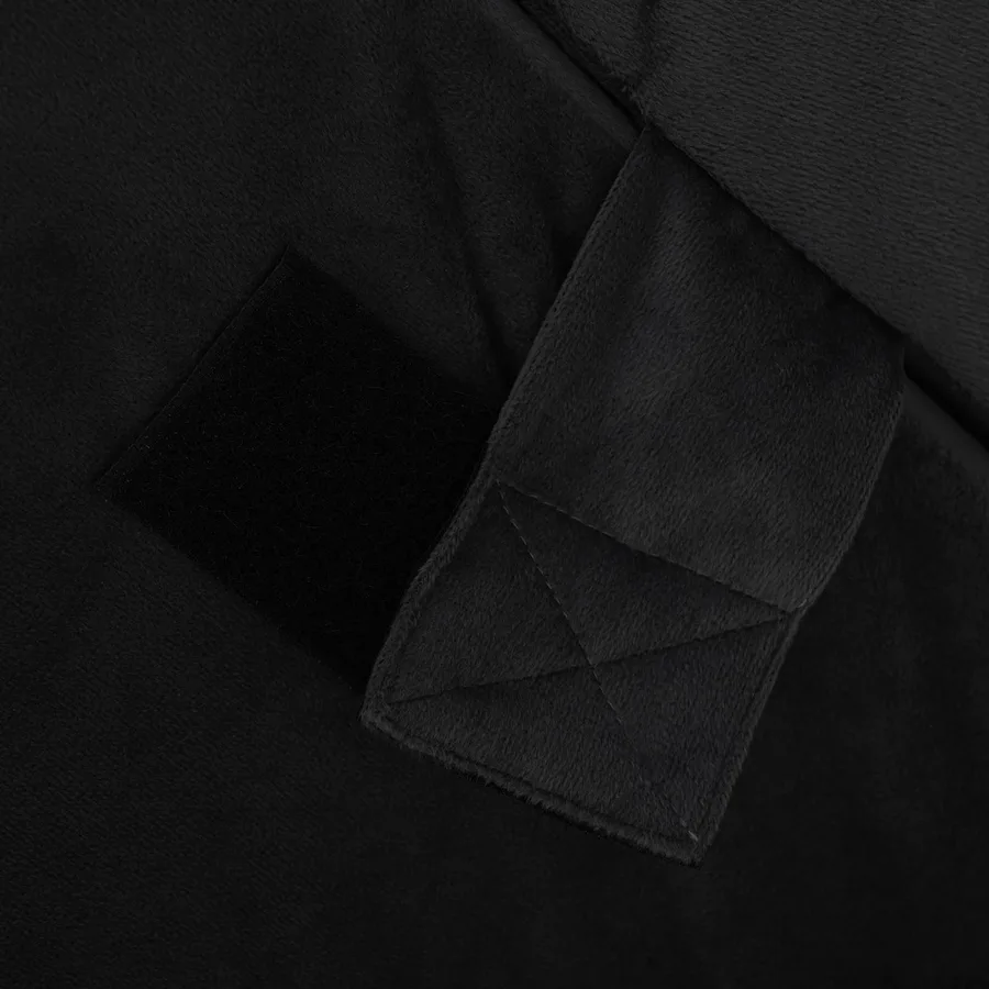 Coussin en coin Noir 55 x 55 x 26 cm Mousse à mémoire de forme - 7