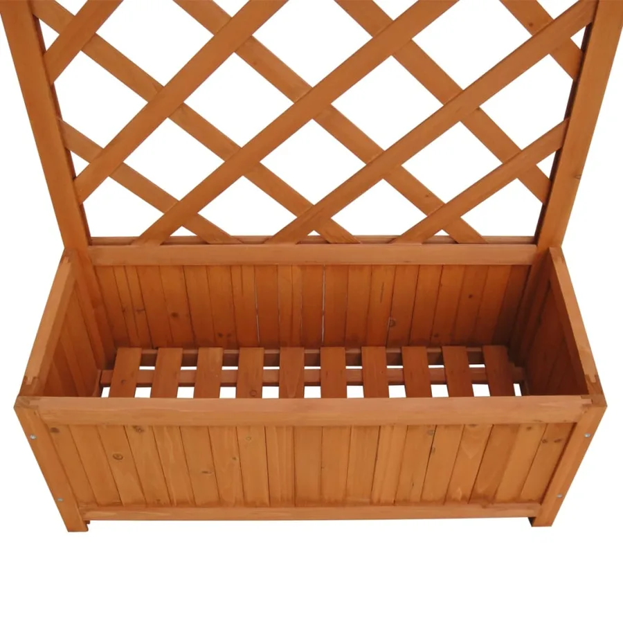 Jardinière en treillis 70 x 30 x 135 cm - 4