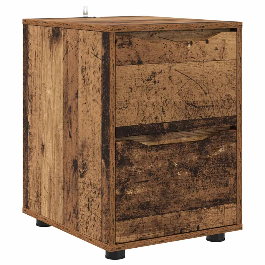Armoire de rangement Bois Ancien 40 x 48 x 57 cm - 2